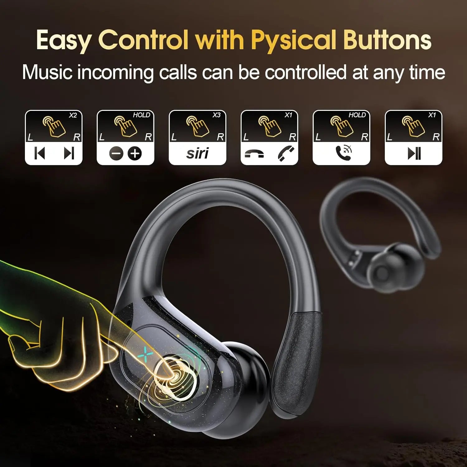 DLYL HD65 TWS Bluetooth 5.4 Wireless Earbuds