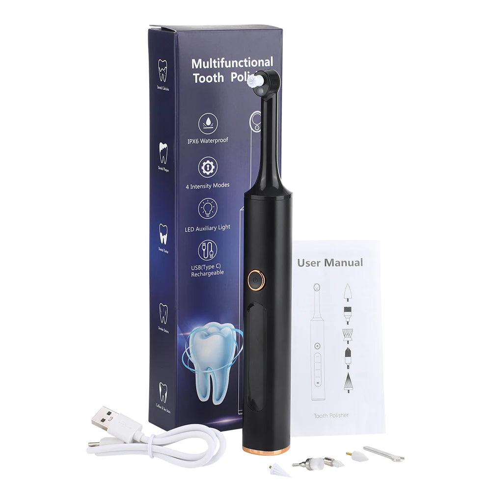 Electric Dental Cleaner – USB Rechargeable Tartar & Plaque Remover