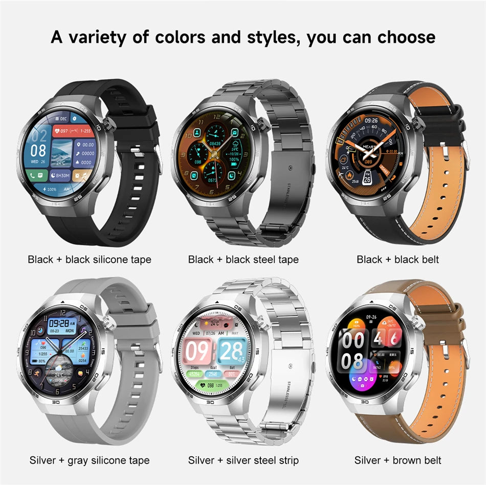 Huawei 1.85" Smartwatch – GPS, NFC & Bluetooth Fitness Tracker for Men