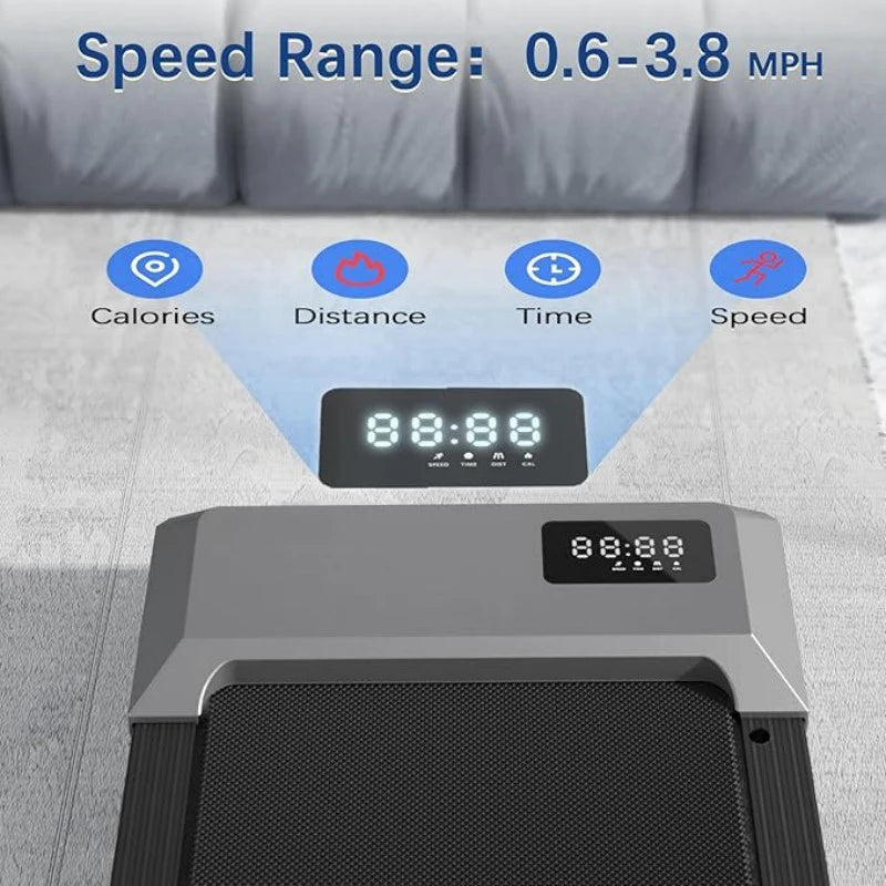 300LB Home Treadmill – 2.5HP 2-in-1 Walking & Running Machinee