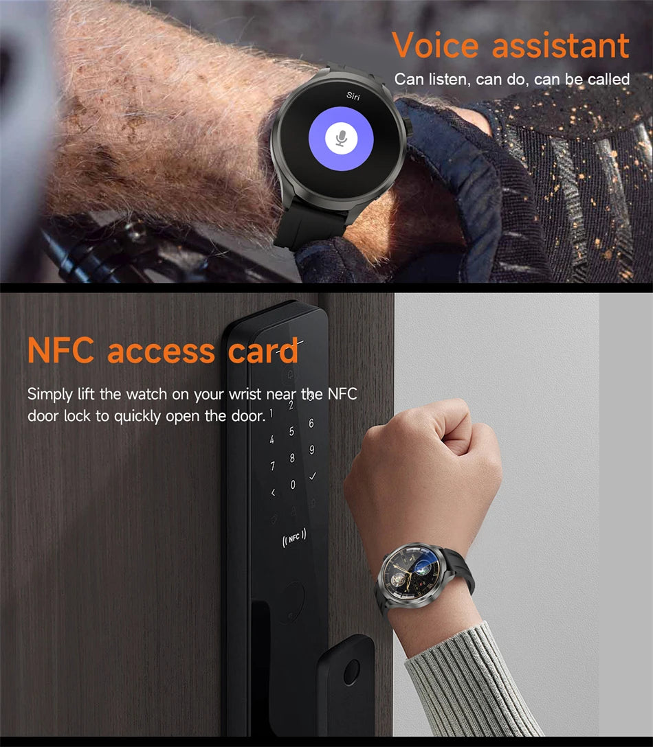 Huawei 1.85" Smartwatch – GPS, NFC & Bluetooth Fitness Tracker for Men