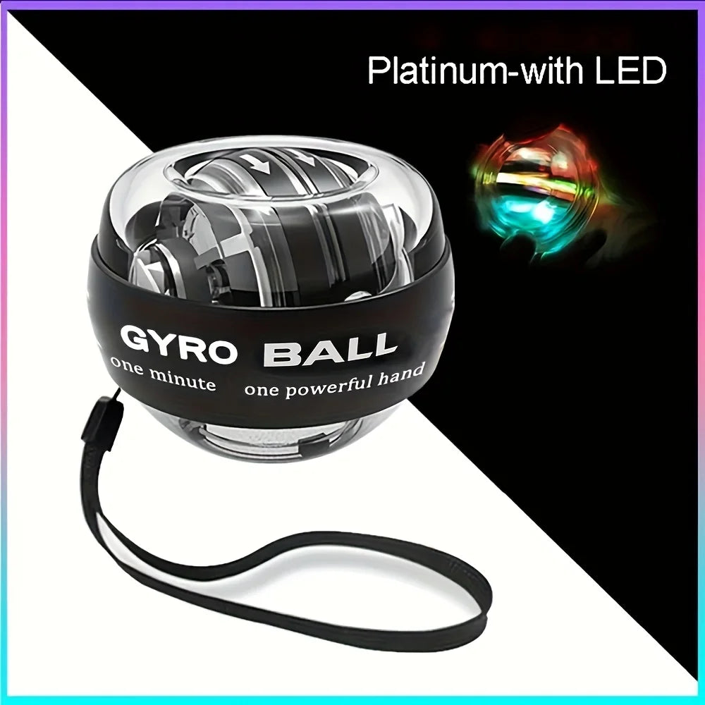 Self-Starting Gyro Ball – Gyroscopic Wrist & Forearm Exerciser trainer Gyroball Home Gym