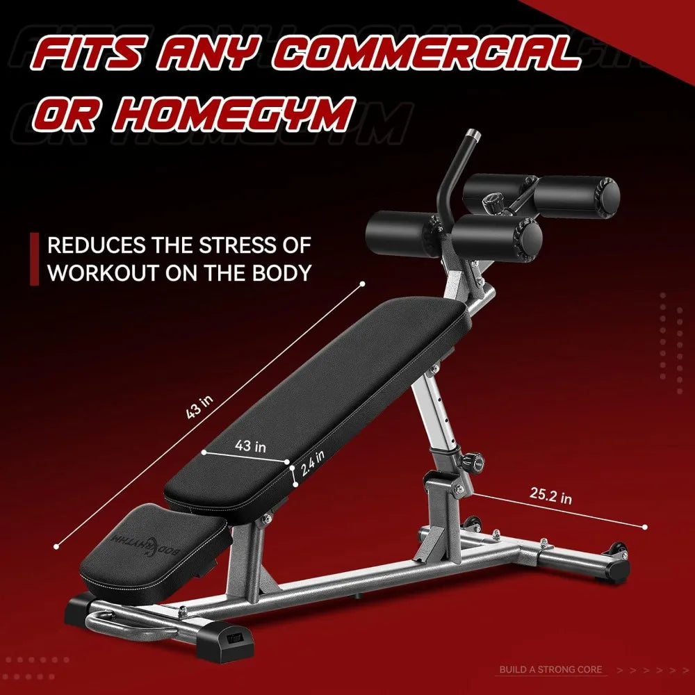 Adjustable Sit-Up Bench – Multi-Angle Weight & Ab Training Bench