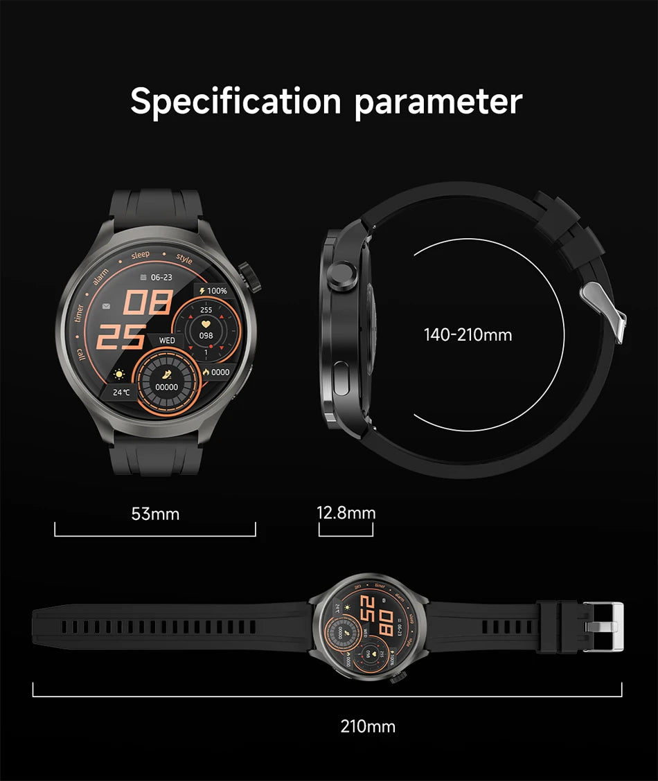 Huawei 1.85" Smartwatch – GPS, NFC & Bluetooth Fitness Tracker for Men