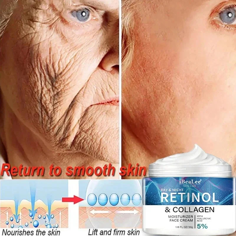 Men’s Retinol Anti-Wrinkle Cream – Collagen Firming & Moisturizing Skincare