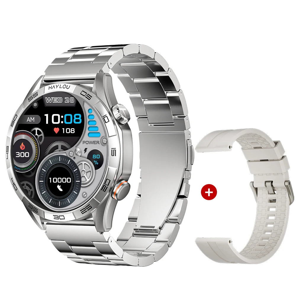 HAYLOU Solar 5 Smartwatch – AMOLED 60Hz Voice Call & Health Tracker