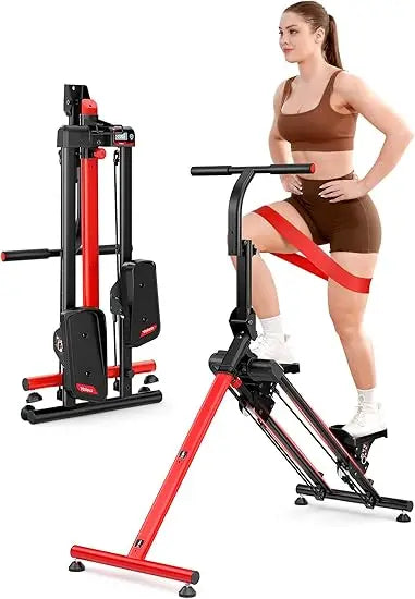 Home Fitness Stair Stepper – Adjustable & Ski Simulation Trainer