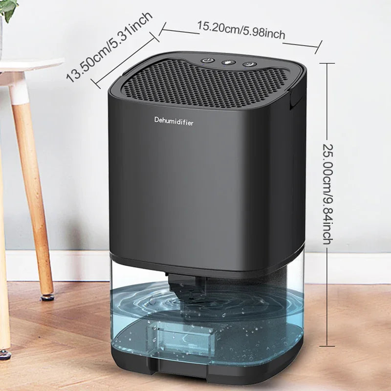 TINSOL Portable Air Dehumidifier – Quiet Home & Office Moisture Remover