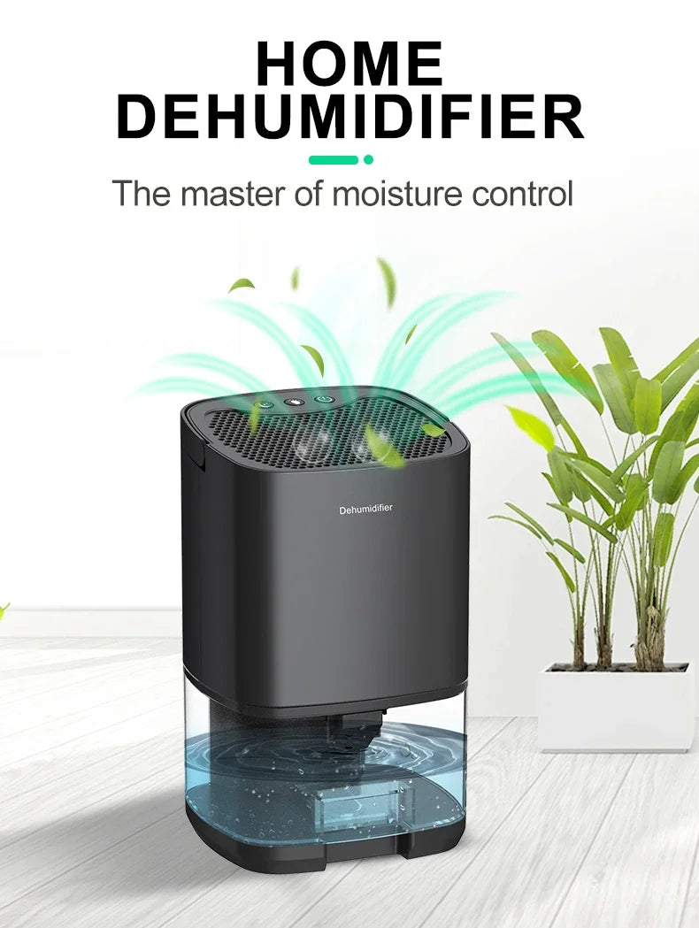 TINSOL Portable Air Dehumidifier – Quiet Home & Office Moisture Remover