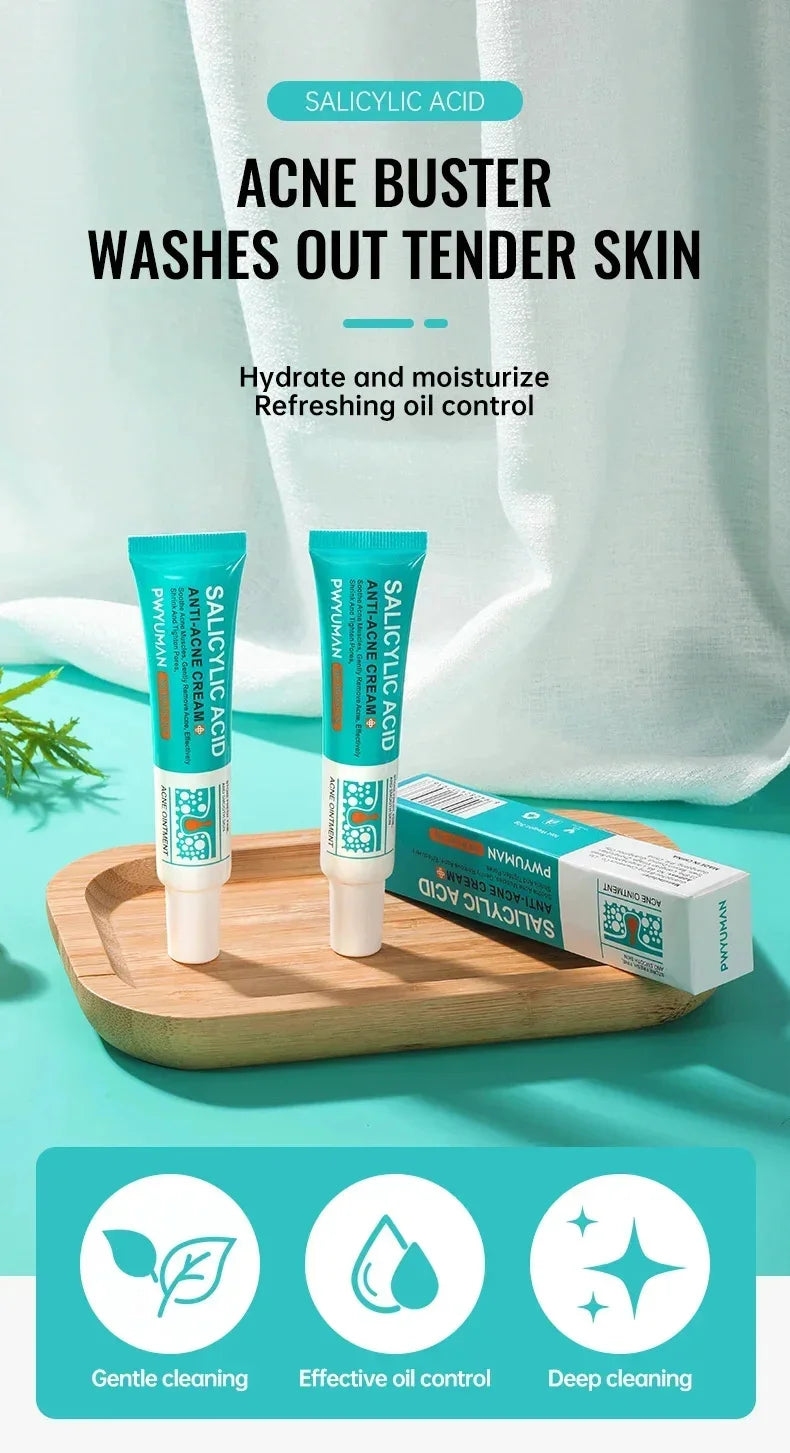Salicylic Acid Acne Cream – Anti-Acne Repair & Pore Cleansing Skincare