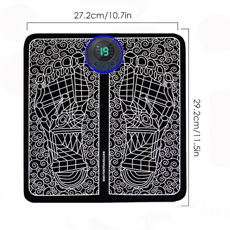 Electric Foot Massager Pad – Muscle Relaxation & Circulation Trainer