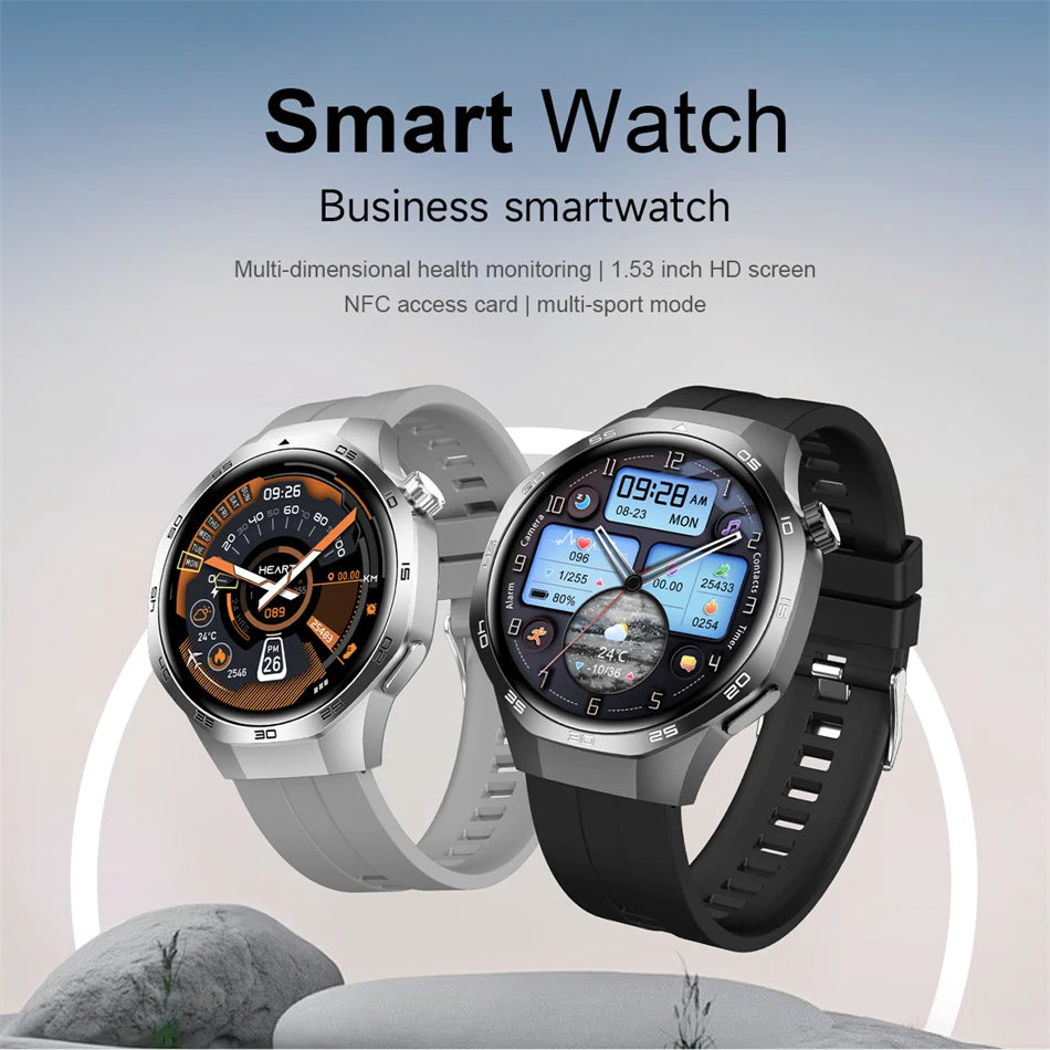 Huawei 1.85" Smartwatch – GPS, NFC & Bluetooth Fitness Tracker for Men