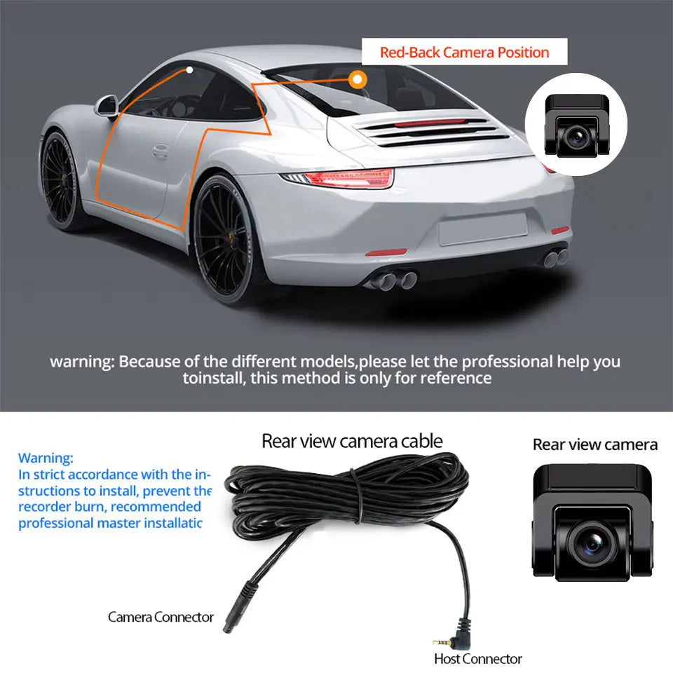 4K UHD Dash Cam – Wi-Fi GPS Night Vision DVR