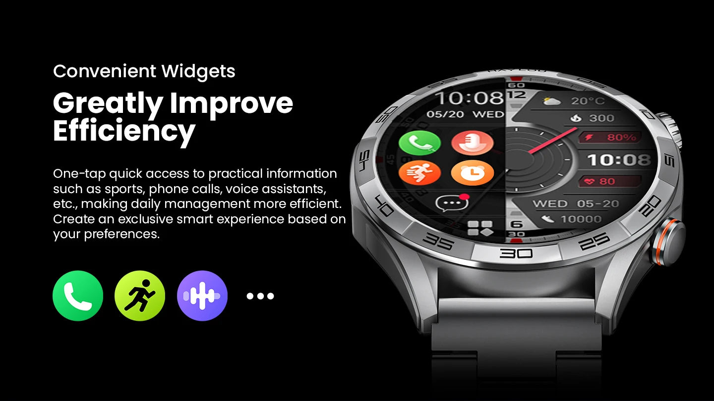 HAYLOU Solar 5 Smartwatch – AMOLED 60Hz Voice Call & Health Tracker