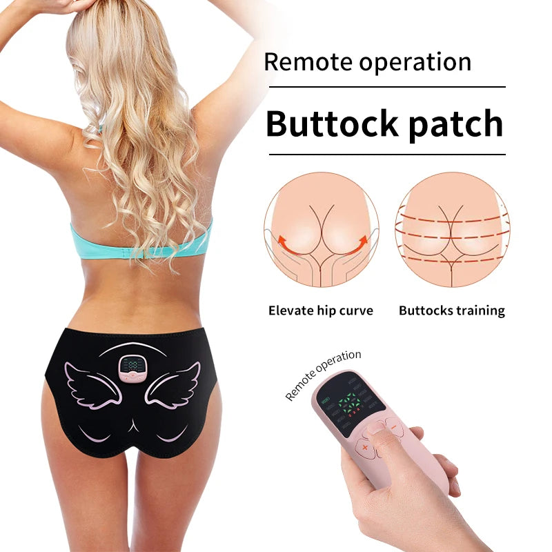 Electric EMS Butt Muscle Stimulator – USB Rechargeable Hip & Glute Trainer