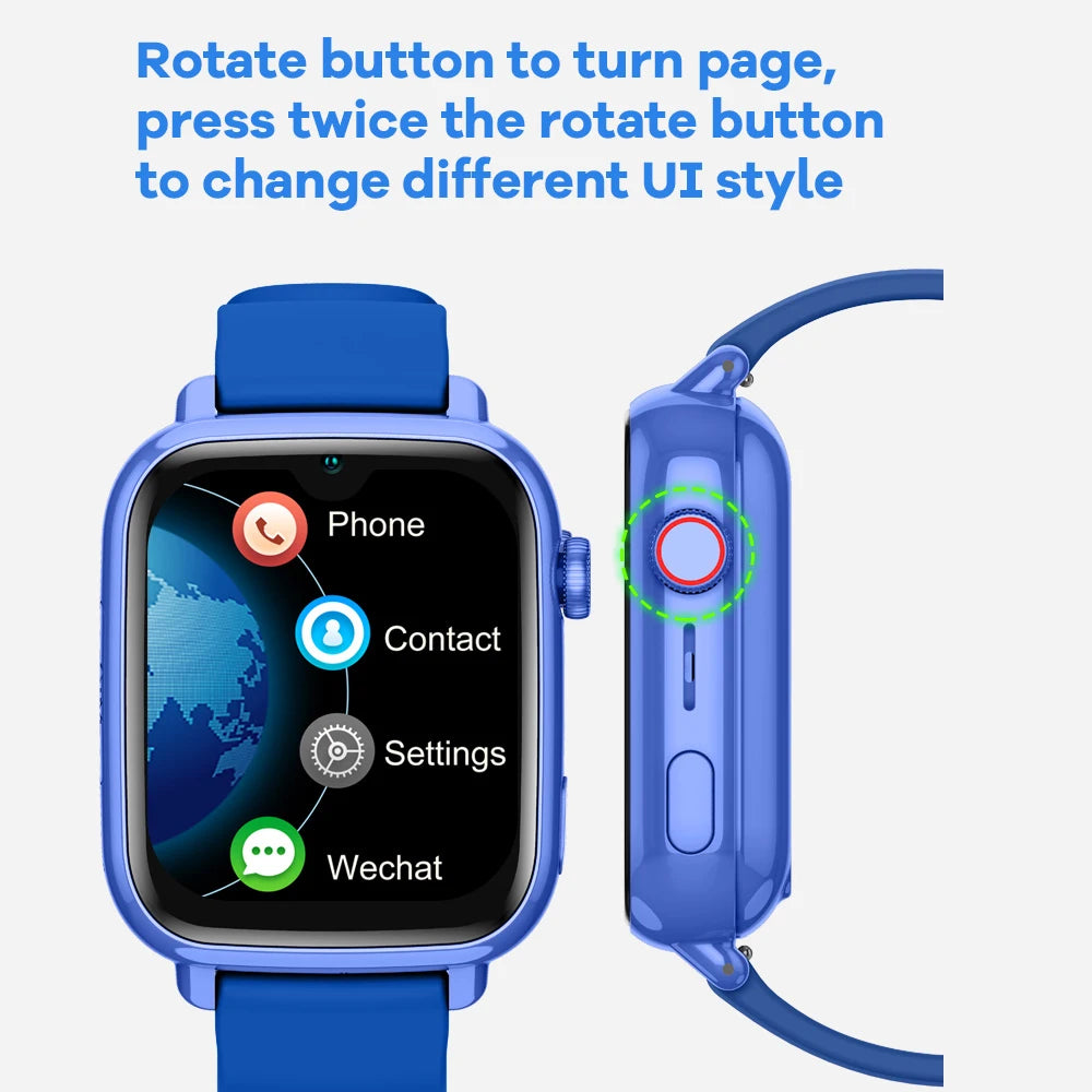 4G Kids Smart Watch – GPS Tracker, Video Call & SOS Safety Smartwatch