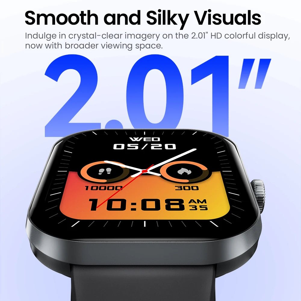 S6 Voice Calling Smartwatch – Health Monitoring & IP68 Waterproof