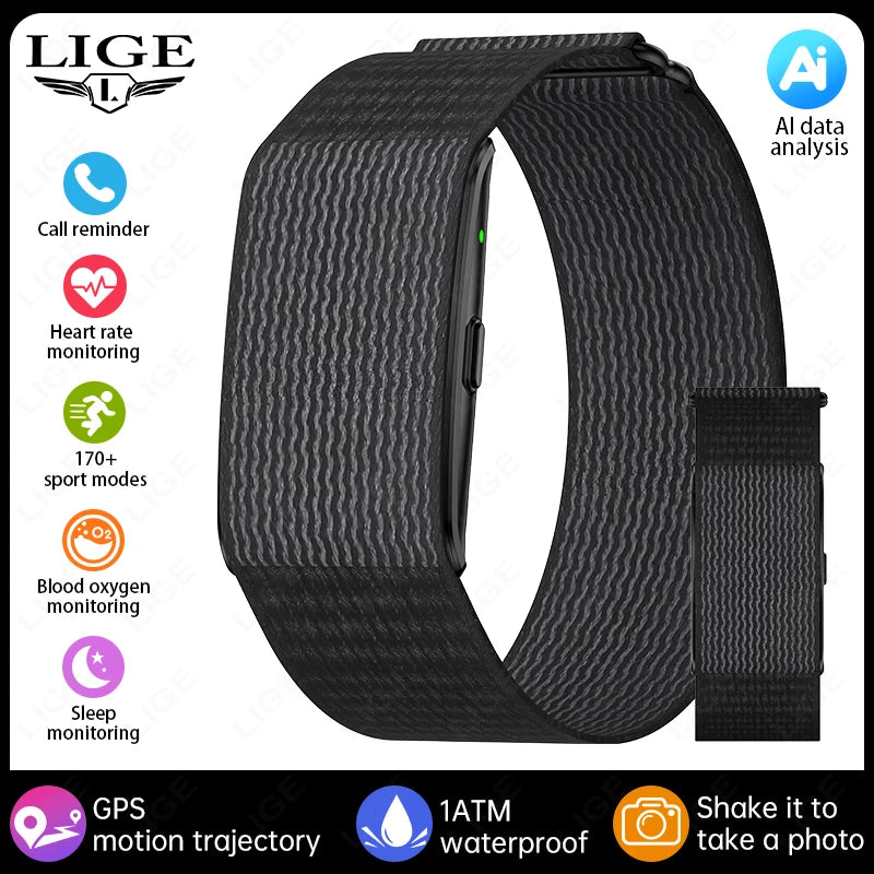 LIGE GPS Sports Smart Bracelet – Fitness & Health Tracker