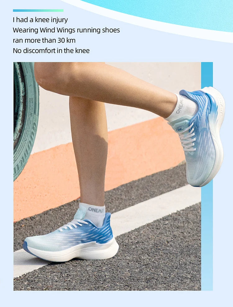 Onemix 2025 Breathable Speed Running Shoes – Marathon Sports Sneakers Shoes Light Men Outdoor Jump Rope Fitness
