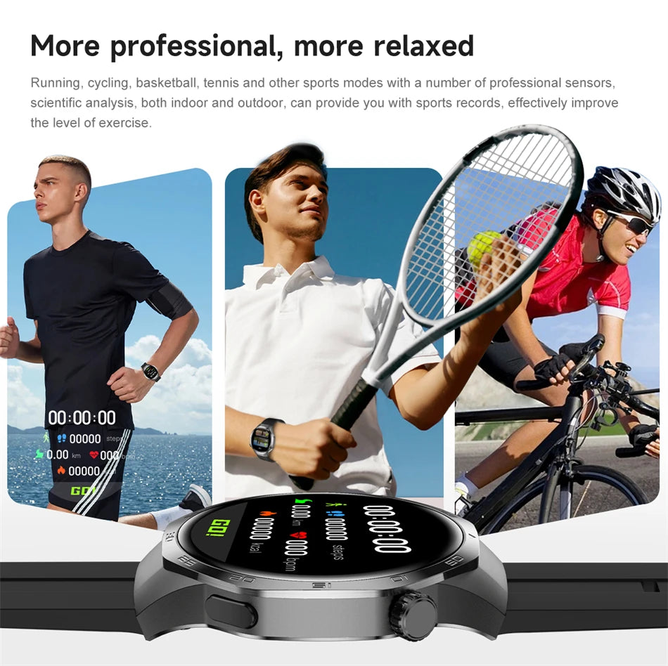 Huawei 1.85" Smartwatch – GPS, NFC & Bluetooth Fitness Tracker for Men
