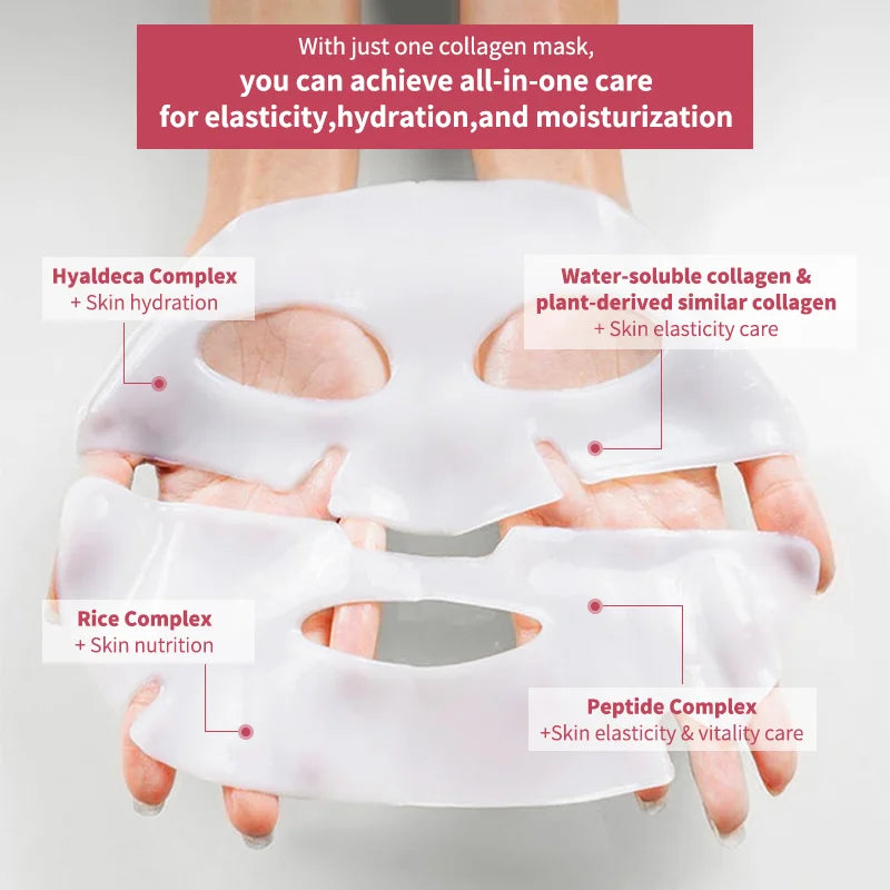 Korean Bio Collagen Face Mask – Hydrating & Whitening Skincare