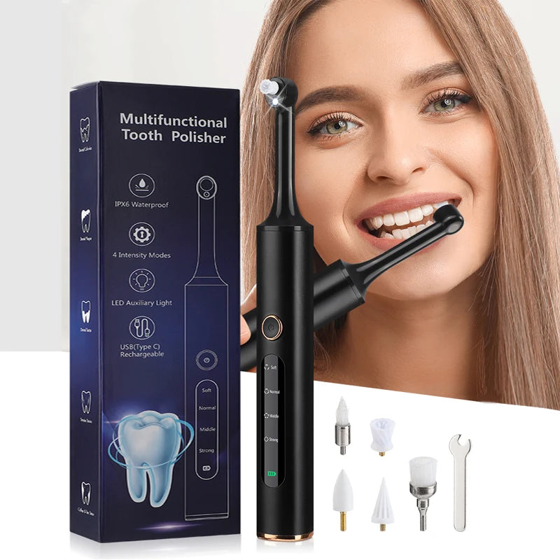 Electric Dental Cleaner – USB Rechargeable Tartar & Plaque Remover