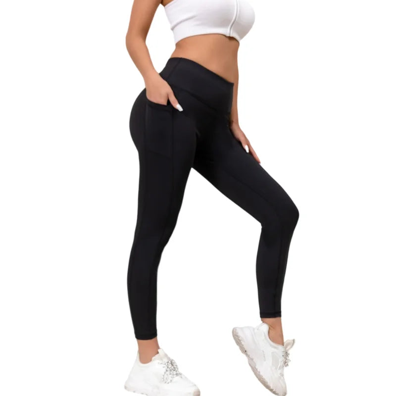 Women’s Gym Cropped Pants – High Waisted Yoga & Fitness Leggings