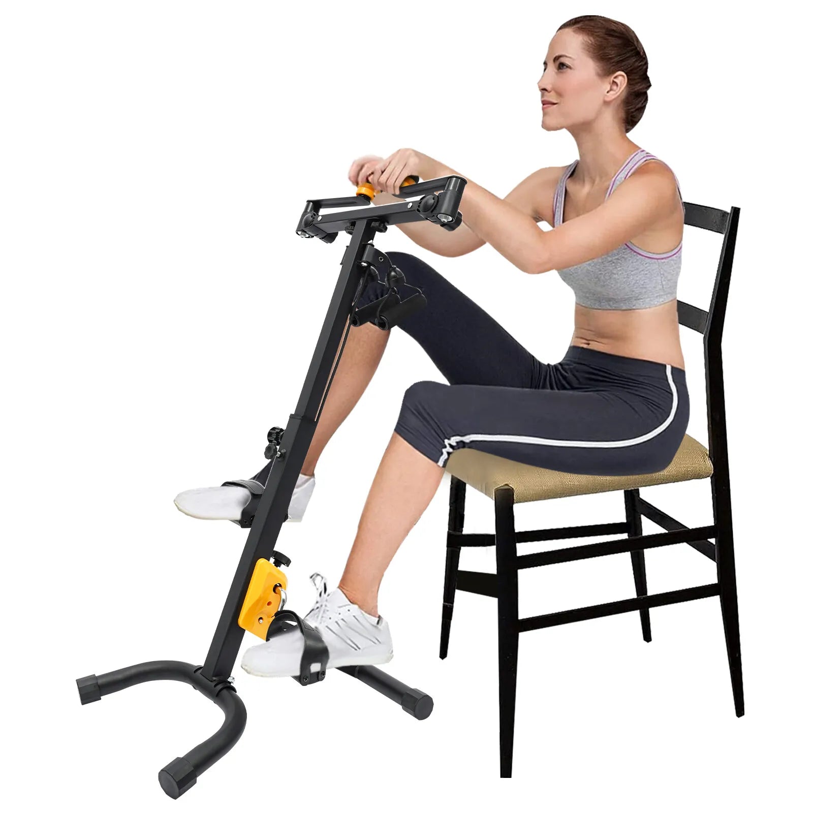 Foldable Pedal Exerciser – Adjustable Rehab Bike for Seniors