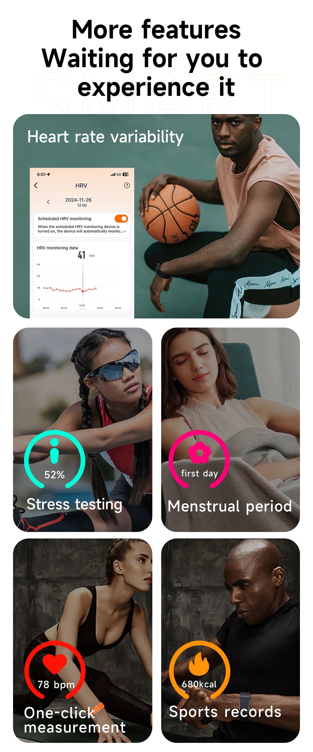 LIGE GPS Sports Smart Bracelet – Fitness & Health Tracker