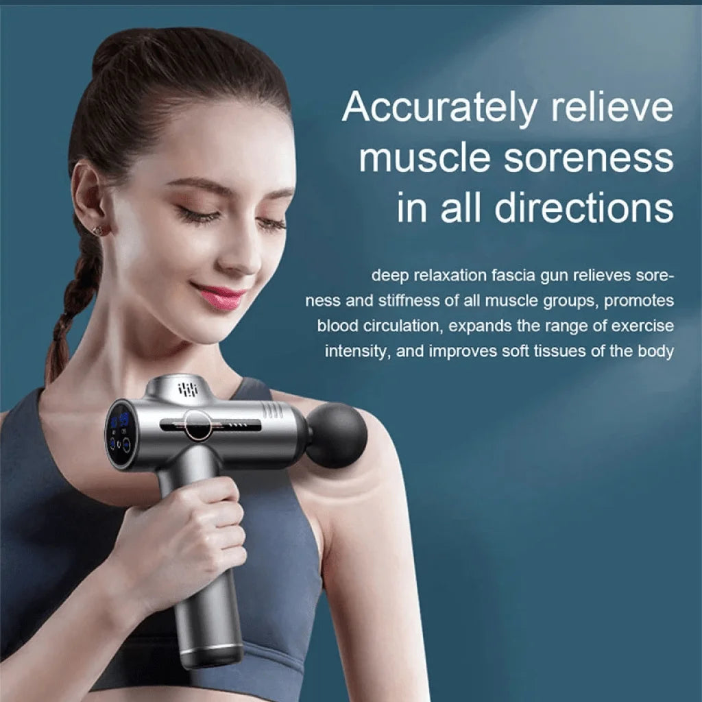 Portable Fascia Massage Gun – Deep Muscle Relaxation Tool
